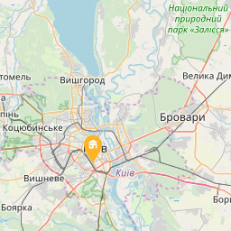 200 Светлая и теплая квартира возле Дворец Украина на карті